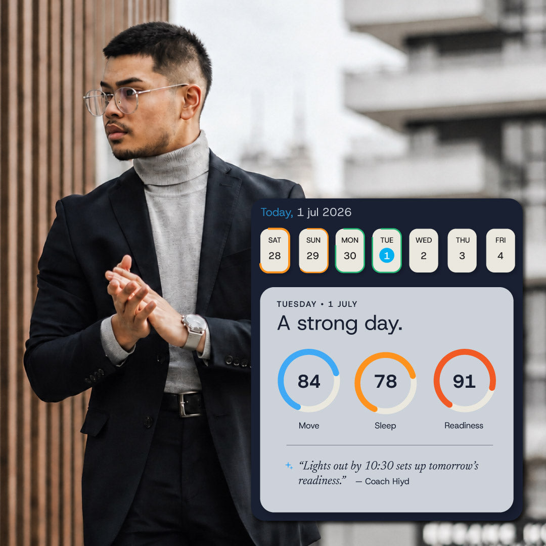 Daily steps shown in the app.